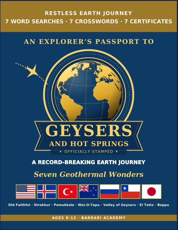 Geysers & Hot Springs edition cover
