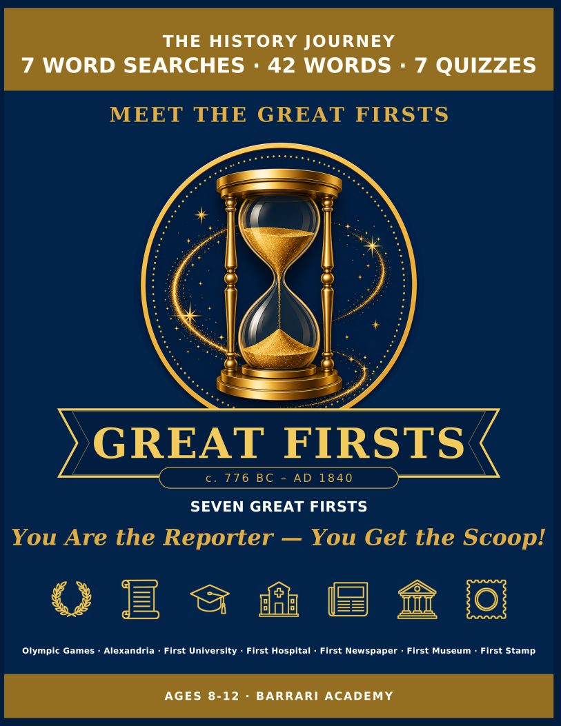 7 Great Firsts — book cover