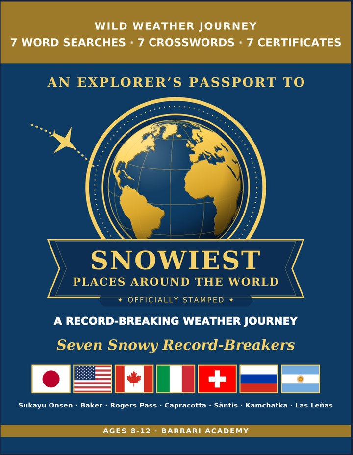 Snowiest Places edition cover